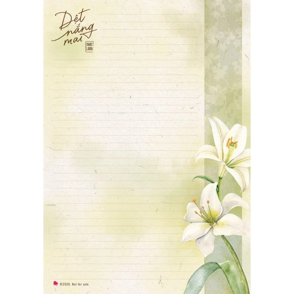 Dệt Nắng Mai - Tặng Kèm Bookmark Bế Hình + Giấy Viết Thư A5 - Ảnh 4