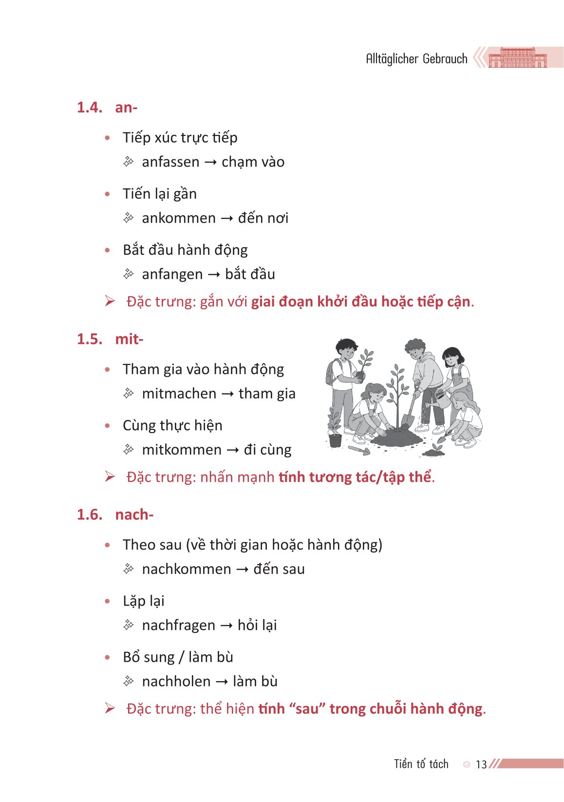 Deutsch-Verben: Động Từ Tách, Cụm Danh Động Từ Và Thành Ngữ Tiếng Đức - Ảnh 12