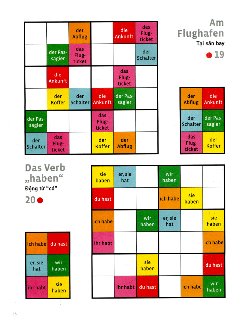 deutsch wodoku (a1-a2) - vui học từ vựng với ô chữ sudoku - Ảnh 14