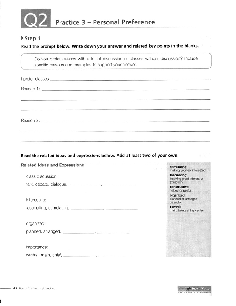 developing skills for the toefl ibt - speaking - kèm cd - Ảnh 15