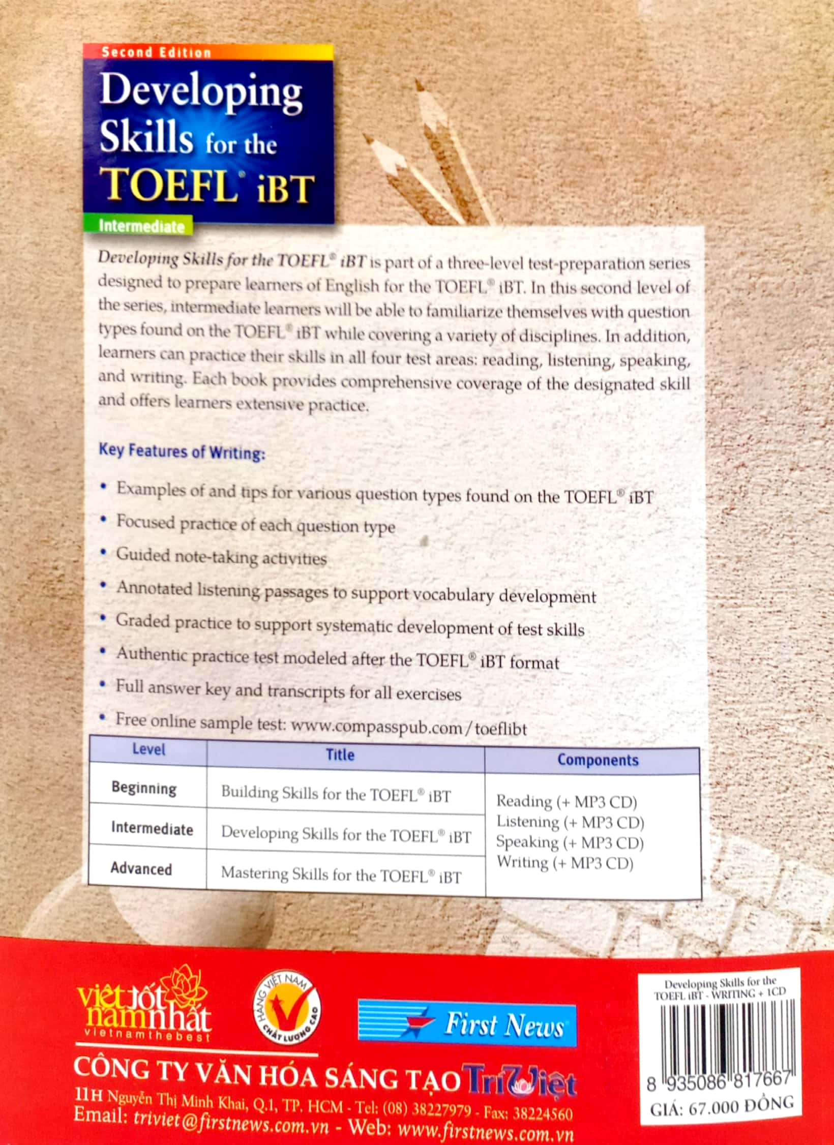 developing skills for the toefl ibt - writing - kèm cd - Ảnh 10