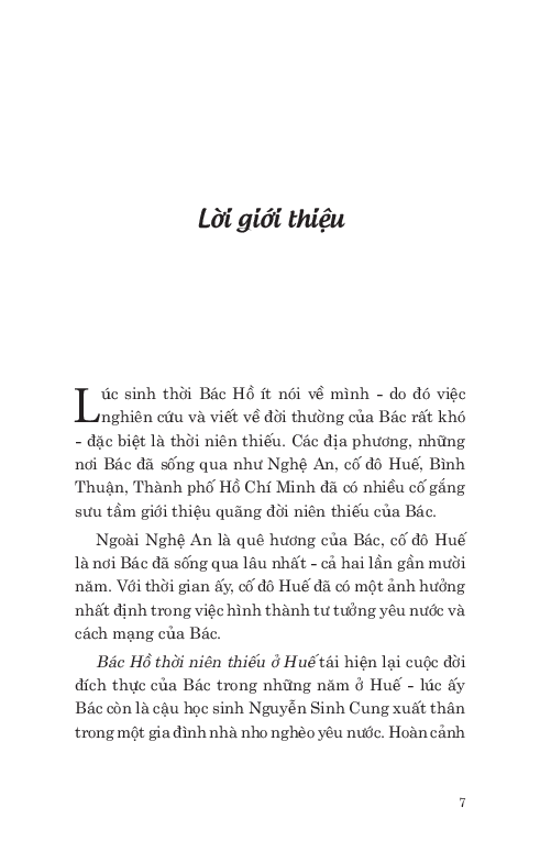 di sản hồ chí minh - bác hồ thời niên thiếu ở huế (tái bản 2020) - Ảnh 4