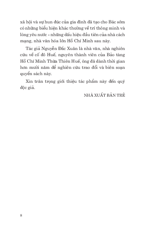 di sản hồ chí minh - bác hồ thời niên thiếu ở huế (tái bản 2020) - Ảnh 5