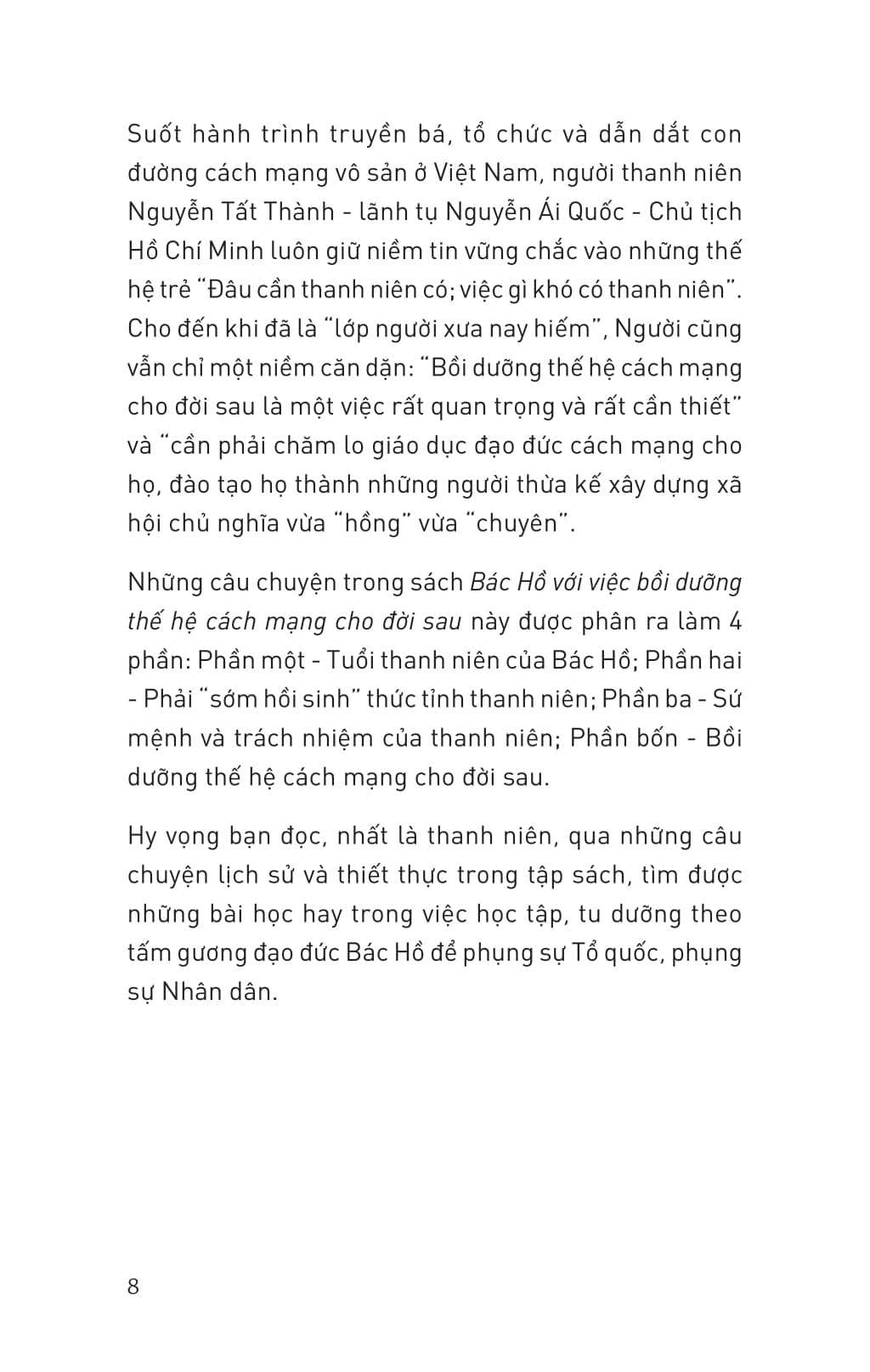 Di Sản Hồ Chí Minh - Bác Hồ Với Việc Bồi Dưỡng Thế Hệ Cách Mạng Cho Đời Sau - Ảnh 8