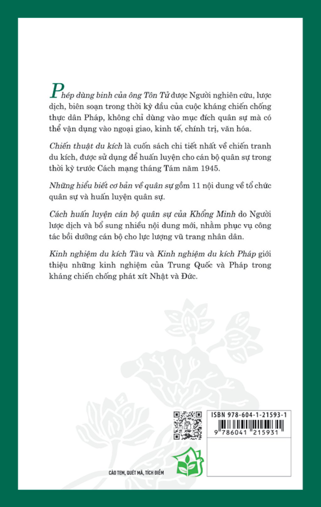 di sản hồ chí minh - hồ chí minh bàn về quân sự - Ảnh 15