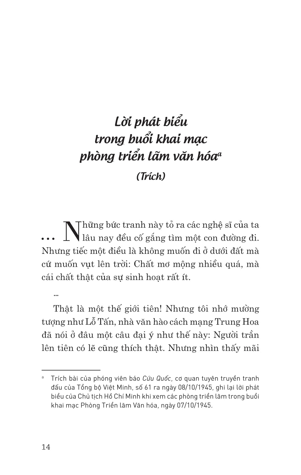 Di Sản Hồ Chí Minh - Hồ Chí Minh Bàn Về Văn Hóa Nghệ Thuật - Ảnh 14