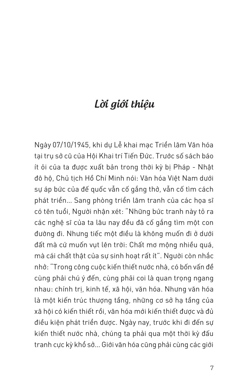 Di Sản Hồ Chí Minh - Hồ Chí Minh Bàn Về Văn Hóa Nghệ Thuật - Ảnh 7