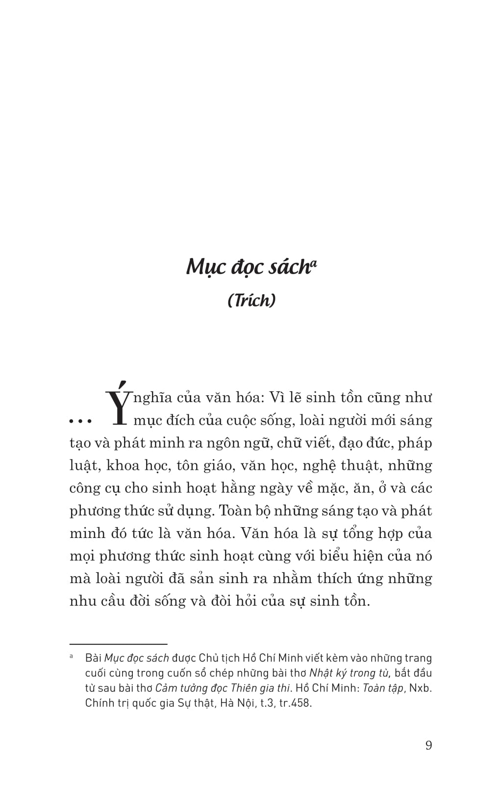 Di Sản Hồ Chí Minh - Hồ Chí Minh Bàn Về Văn Hóa Nghệ Thuật - Ảnh 9