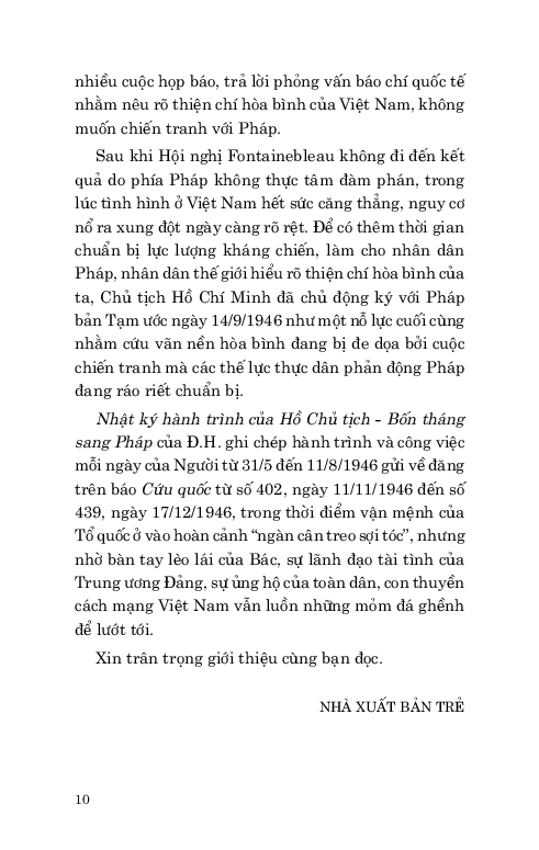 di sản hồ chí minh - nhật ký hành trình của hồ chủ tịch bốn tháng sang pháp - Ảnh 8