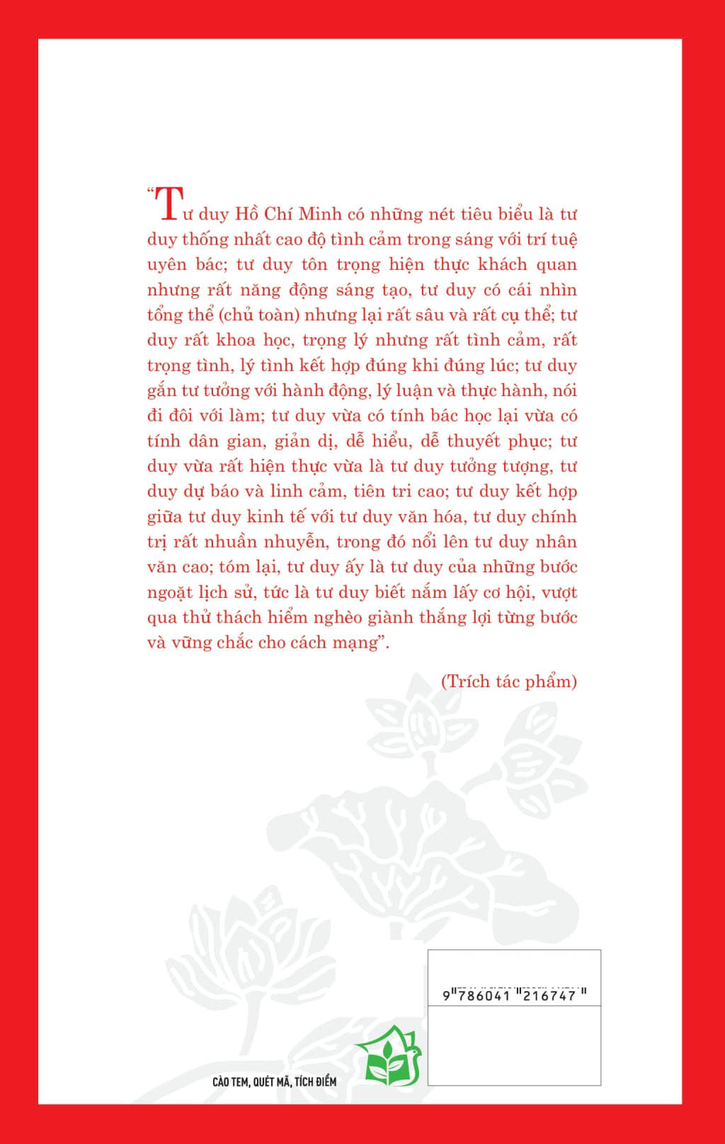 di sản hồ chí minh - sức mạnh tư duy hồ chí minh - Ảnh 17