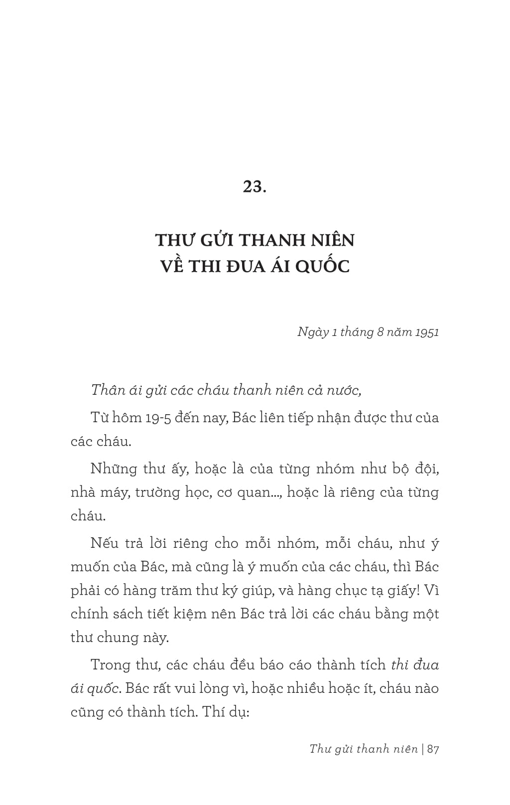 di sản hồ chí minh - thư gửi thanh niên - Ảnh 12