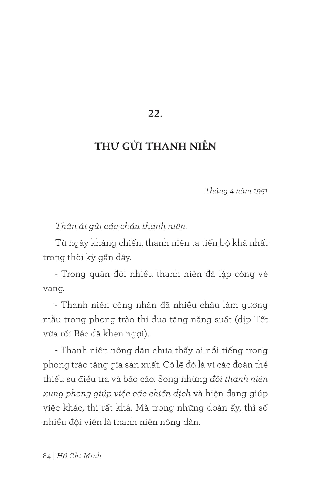 di sản hồ chí minh - thư gửi thanh niên - Ảnh 9