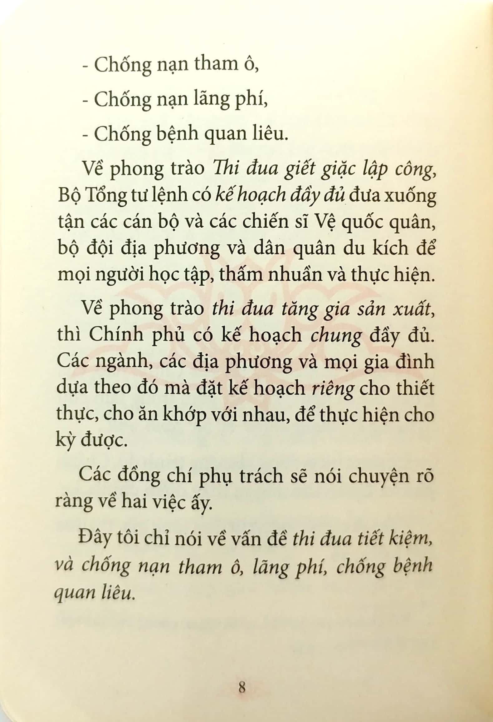 di sản hồ chí minh - thực hành tiết kiệm, chống tham ô, lãng phí, chống bệnh quan liêu (khổ nhỏ) - Ảnh 6