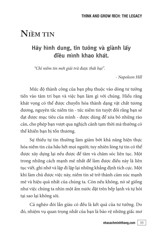 di sản nghĩ giàu và làm giàu (the napoleon hill foundation grow rich the legacy) - Ảnh 5