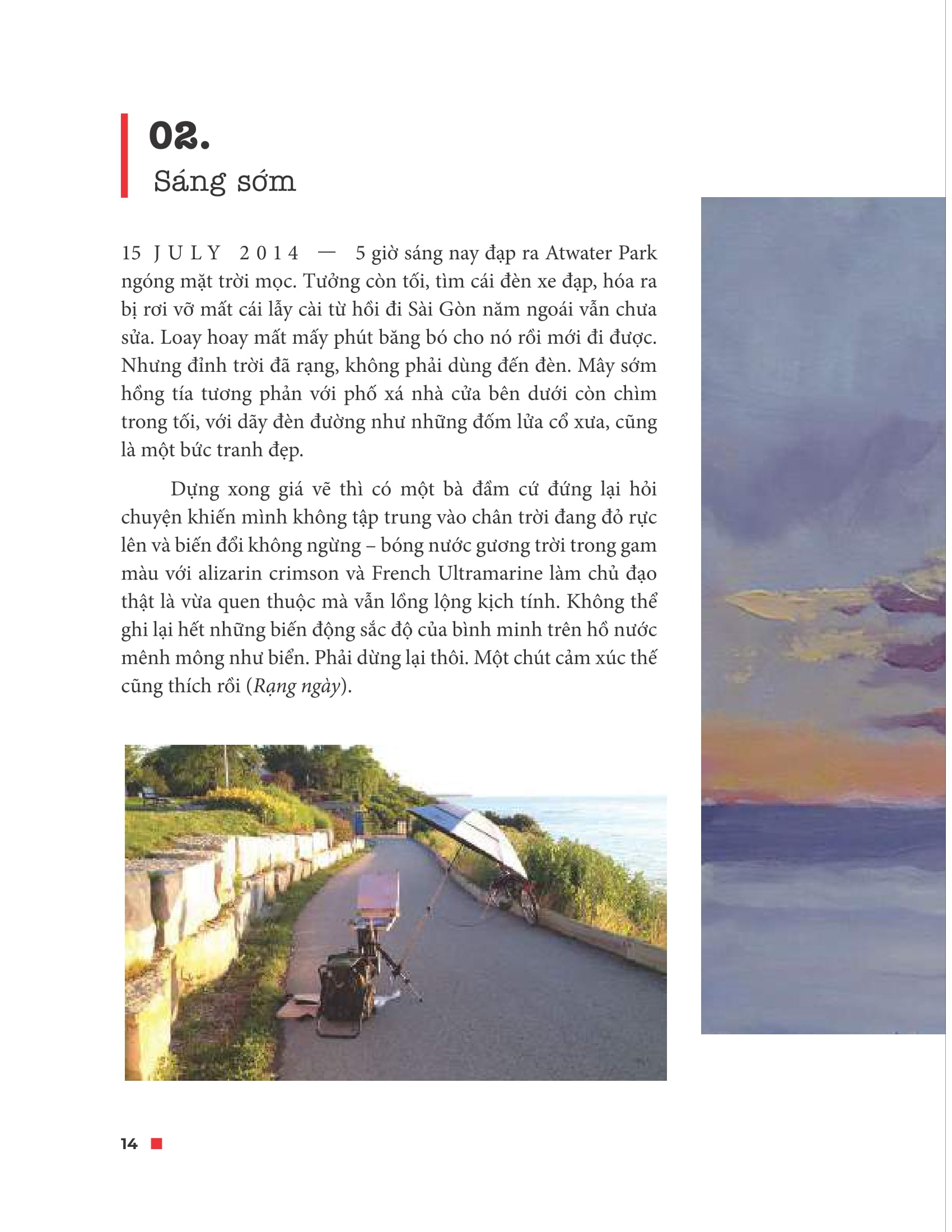 đi vẽ - nhật ký hội họa 2014 của trịnh lữ - Ảnh 14