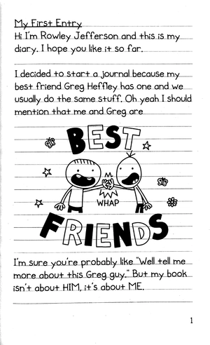 diary of an awesome friendly kid: rowley jefferson's journal (diary of a wimpy kid) - Ảnh 4