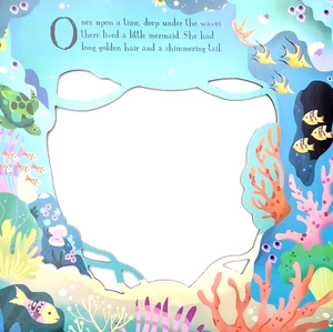 die-cut book - the little mermaid - Ảnh 3