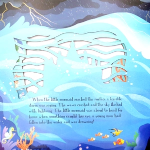 die-cut book - the little mermaid - Ảnh 5