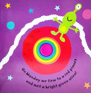 die-cut book - up in space! - Ảnh 4