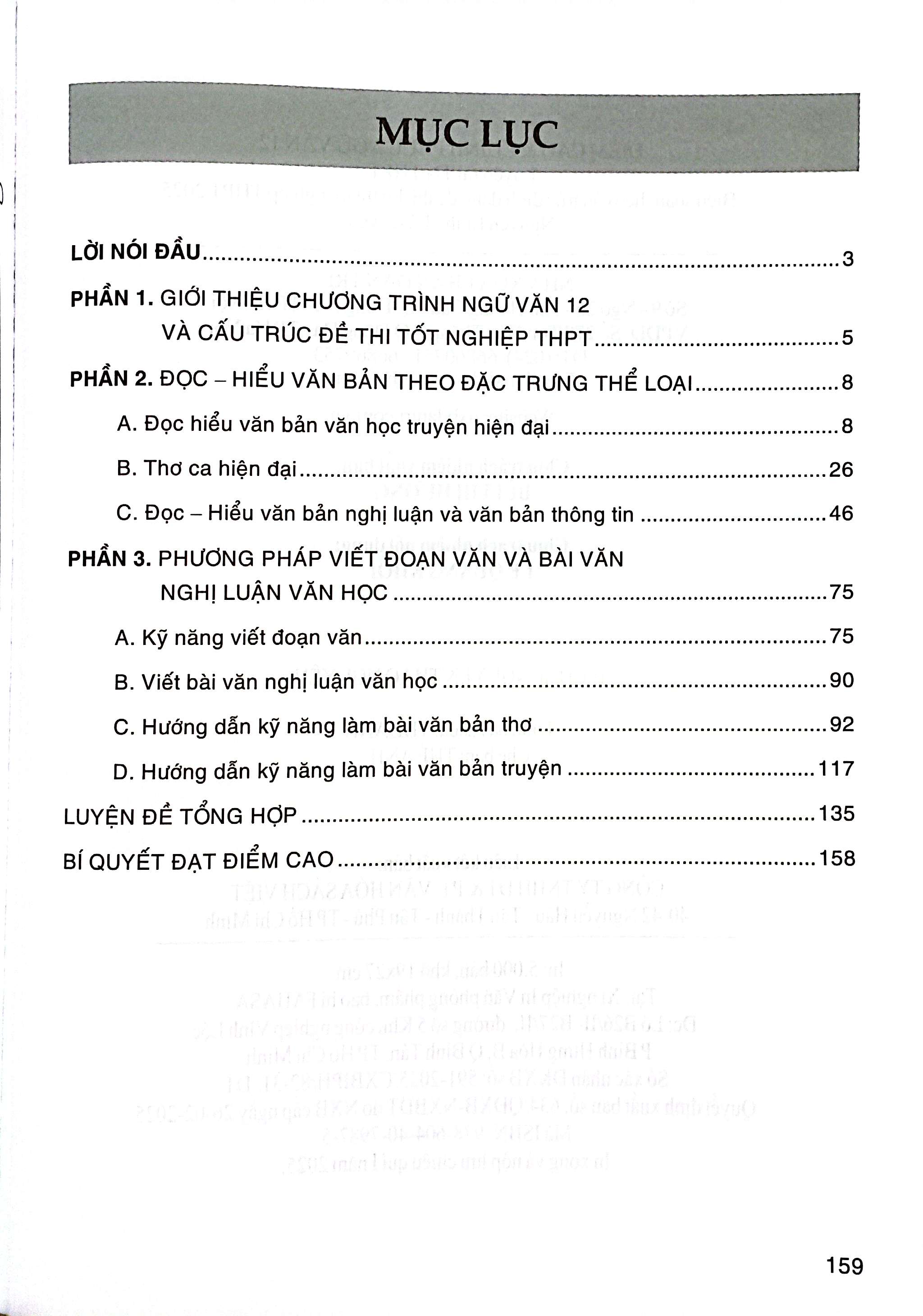 điểm cao và chinh phục ngữ văn 12 luyện thi tn thpt - Ảnh 3