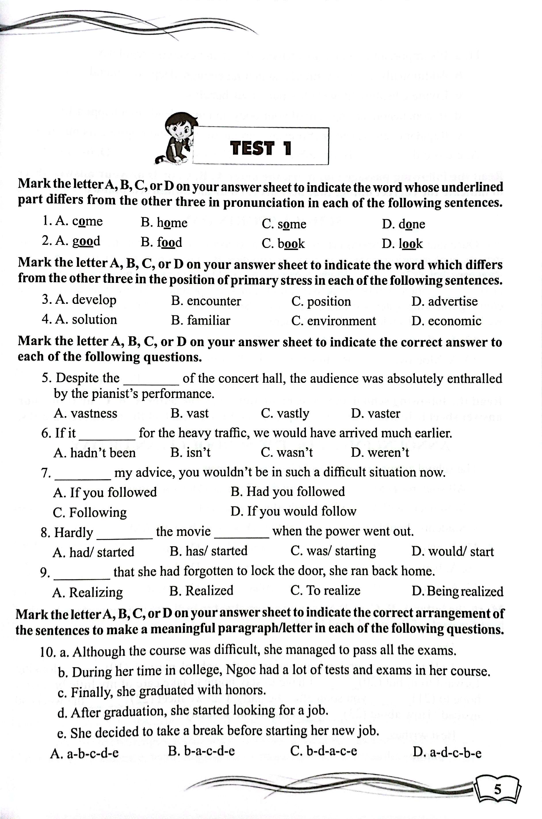 điểm cao và chinh phục tiếng anh 12 luyện thi tn thpt - Ảnh 5