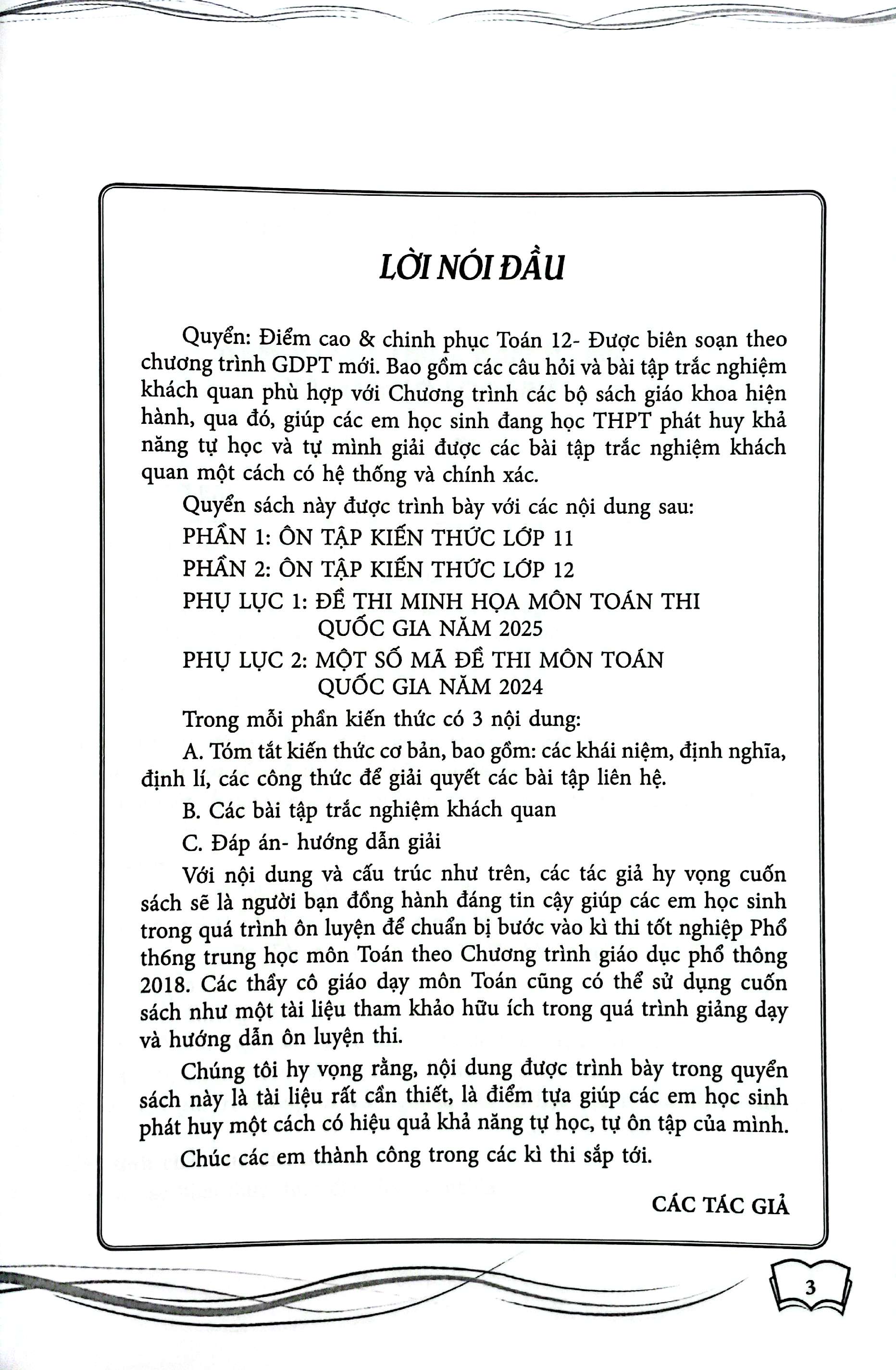 điểm cao và chinh phục toán 12 luyện thi tn thpt - Ảnh 4