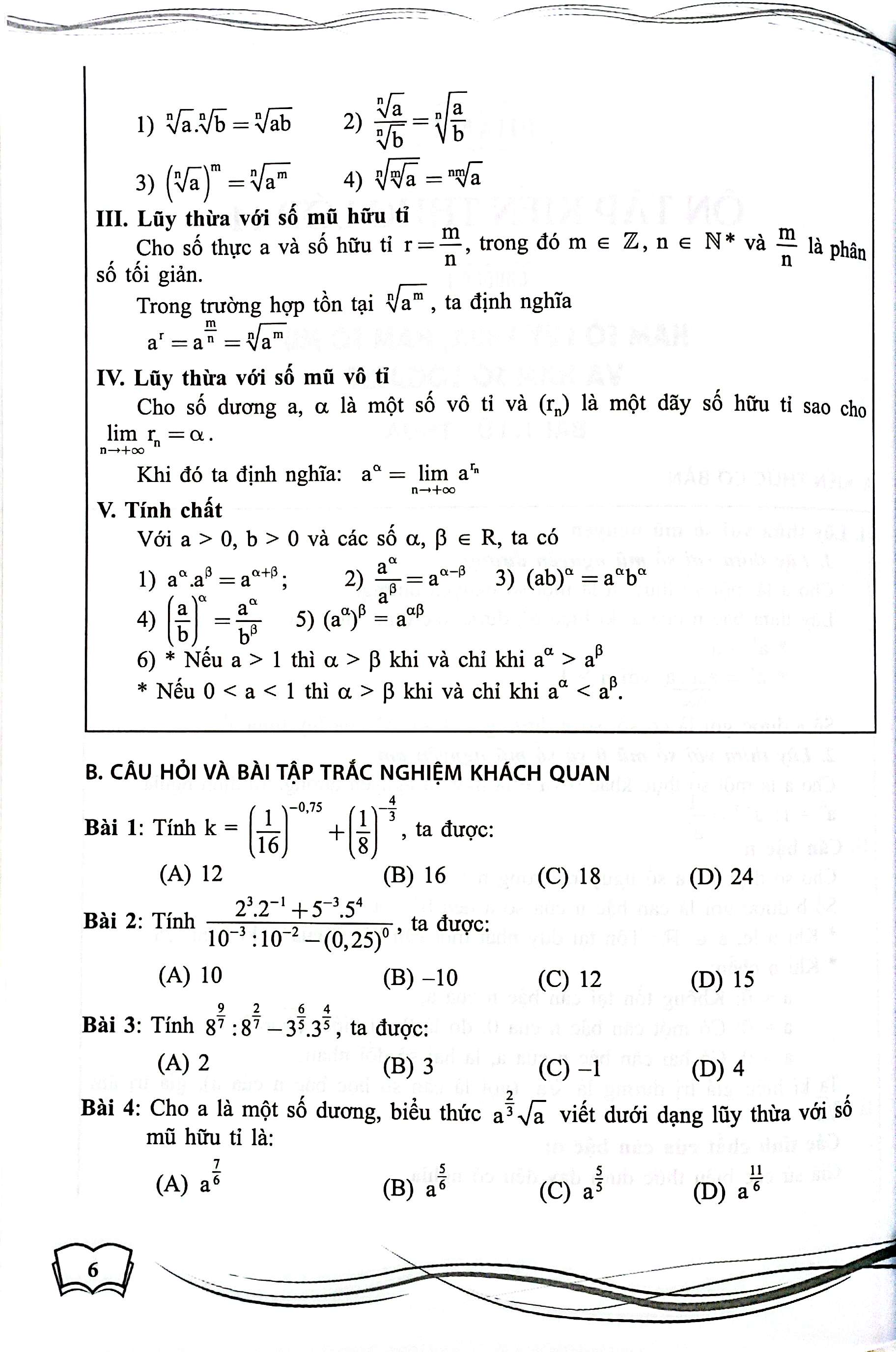 điểm cao và chinh phục toán 12 luyện thi tn thpt - Ảnh 6