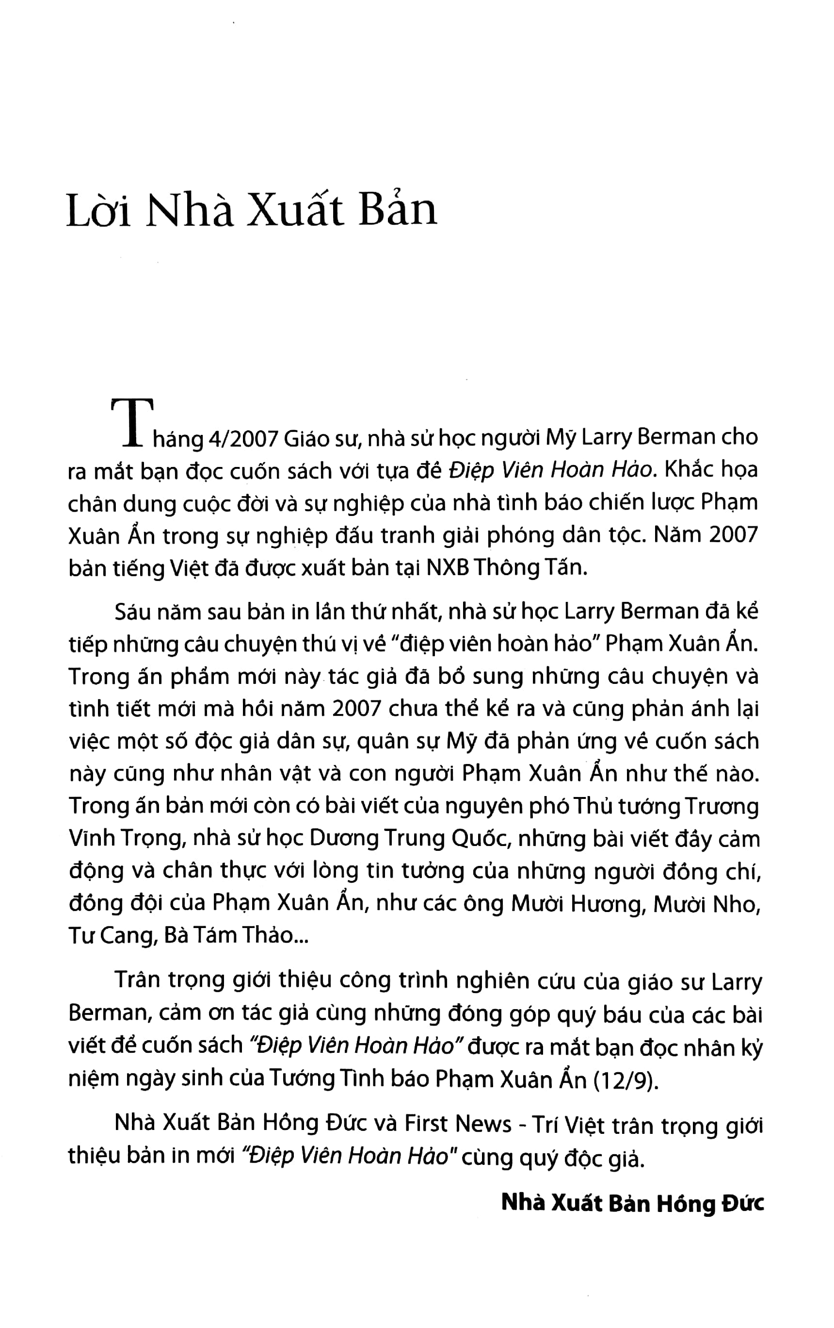 điệp viên hoàn hảo x6 - phạm xuân ẩn - bìa cứng (tái bản 2022) - Ảnh 4