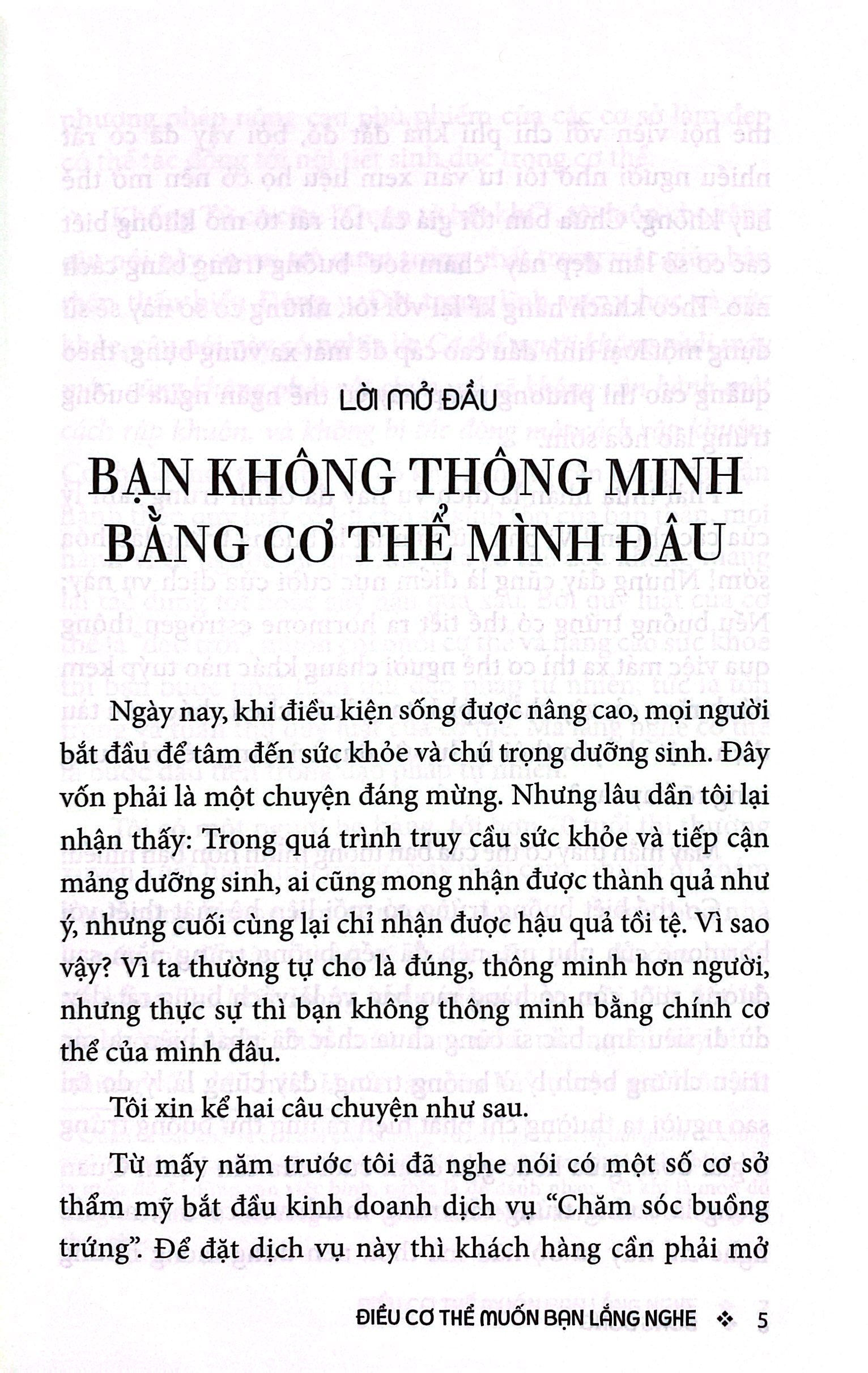 điều cơ thể muốn bạn lắng nghe - Ảnh 3