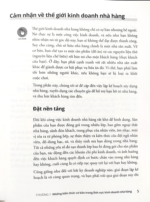 điều hành nhà hàng for dummies - Ảnh 8