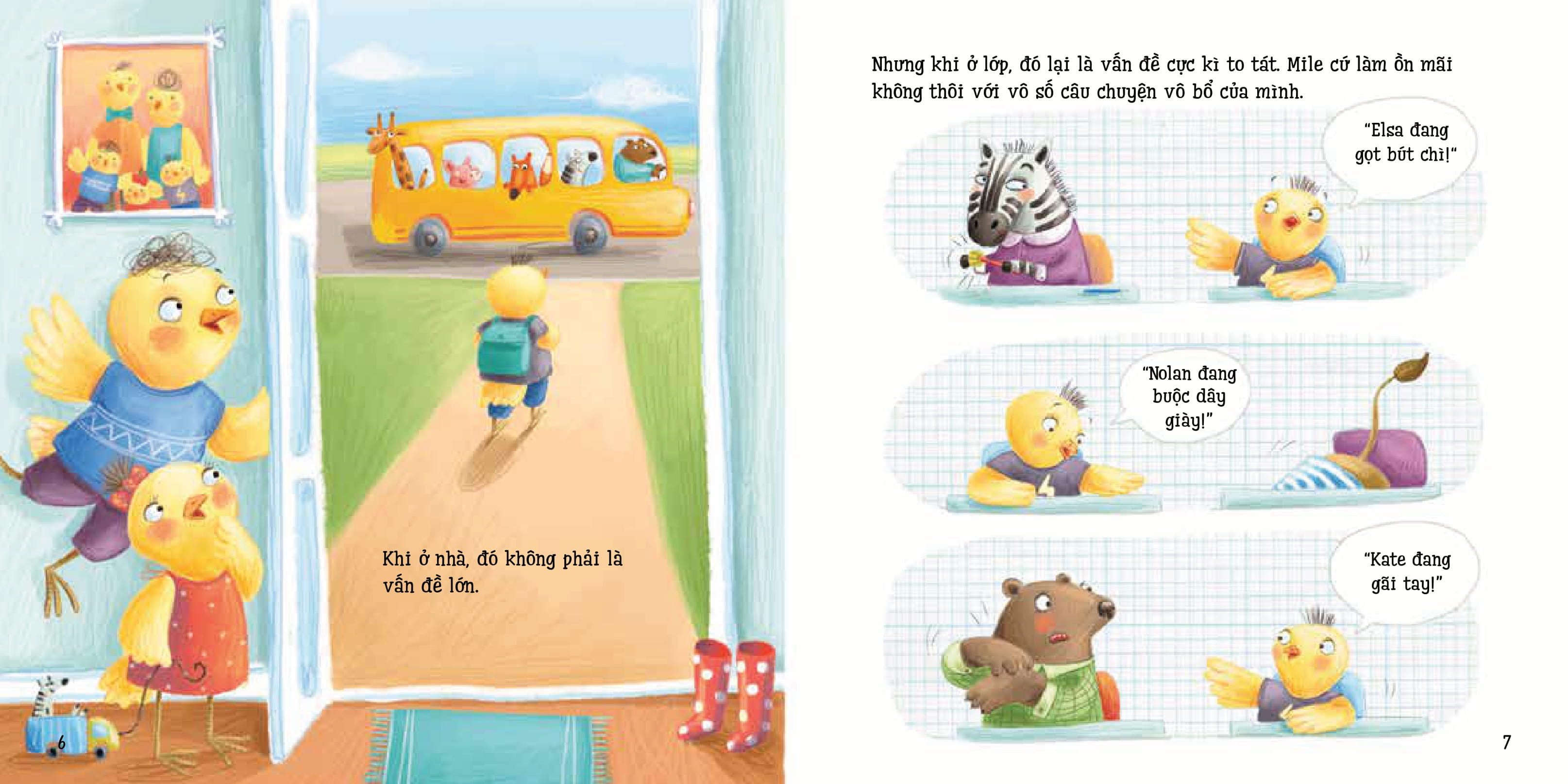 điều hay em học mỗi ngày - đừng nói chuyện ồn ào - Ảnh 5