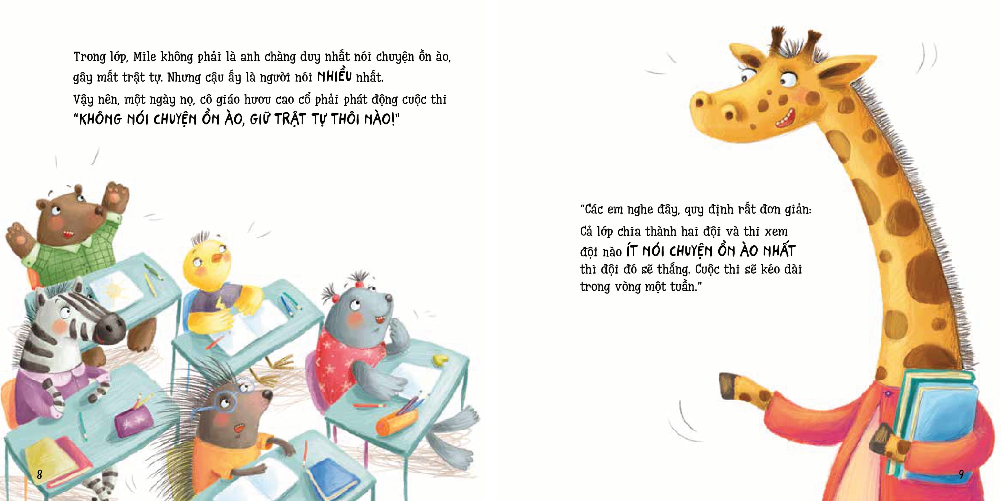 điều hay em học mỗi ngày - đừng nói chuyện ồn ào - Ảnh 6