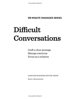 difficult conversations (hbr 20-minute manager series) - Ảnh 4