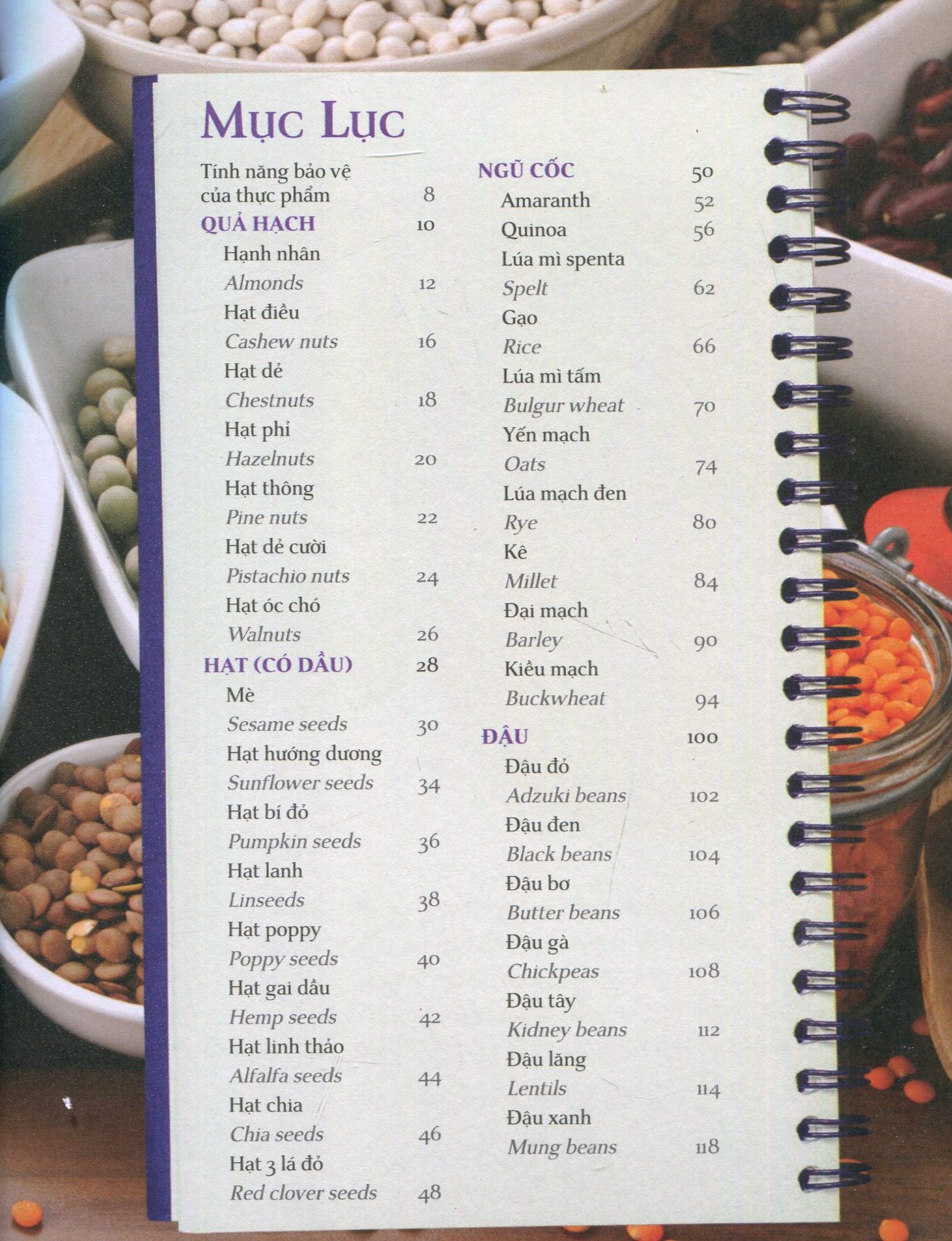 dinh dưỡng chữa bệnh - đậu, hạt & ngũ cốc - Ảnh 2