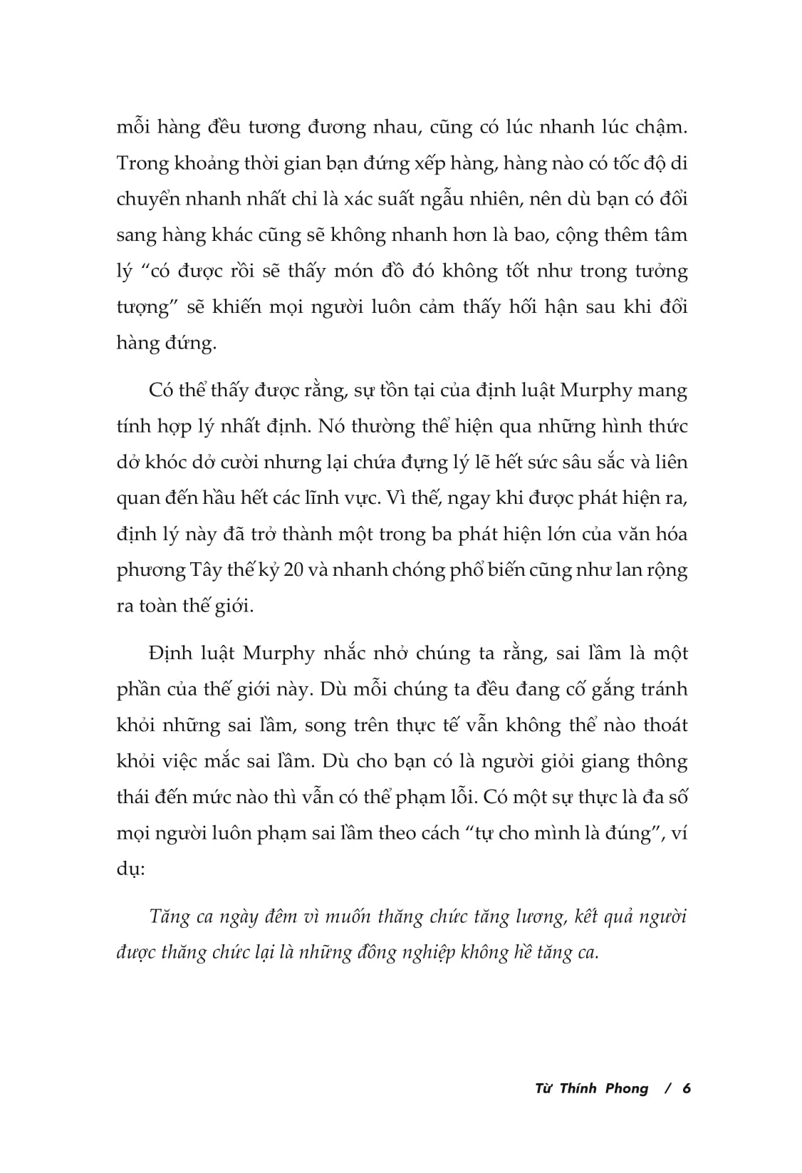 định luật murphy - mọi bí mật tâm lý thao túng cuộc đời bạn - Ảnh 10