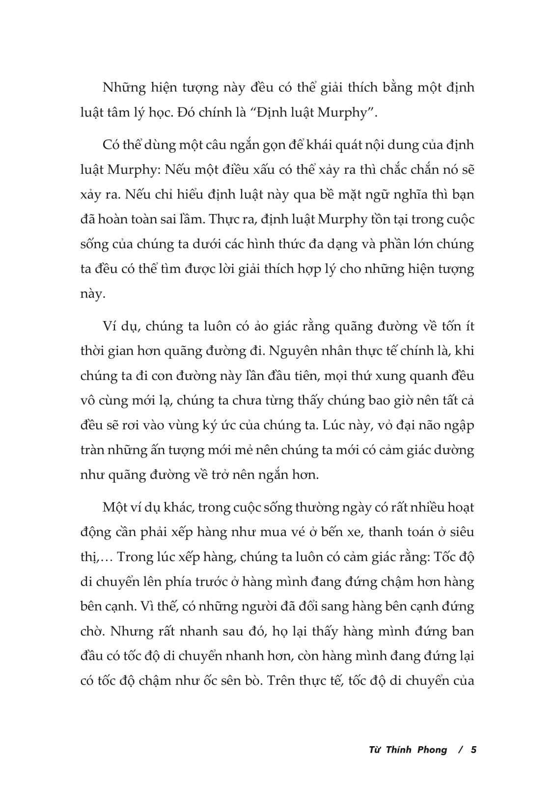 định luật murphy - mọi bí mật tâm lý thao túng cuộc đời bạn - Ảnh 9