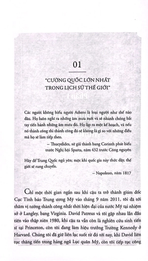 định mệnh chiến tranh - liệu mỹ và trung quốc có tránh được bẫy thucydides? - Ảnh 3