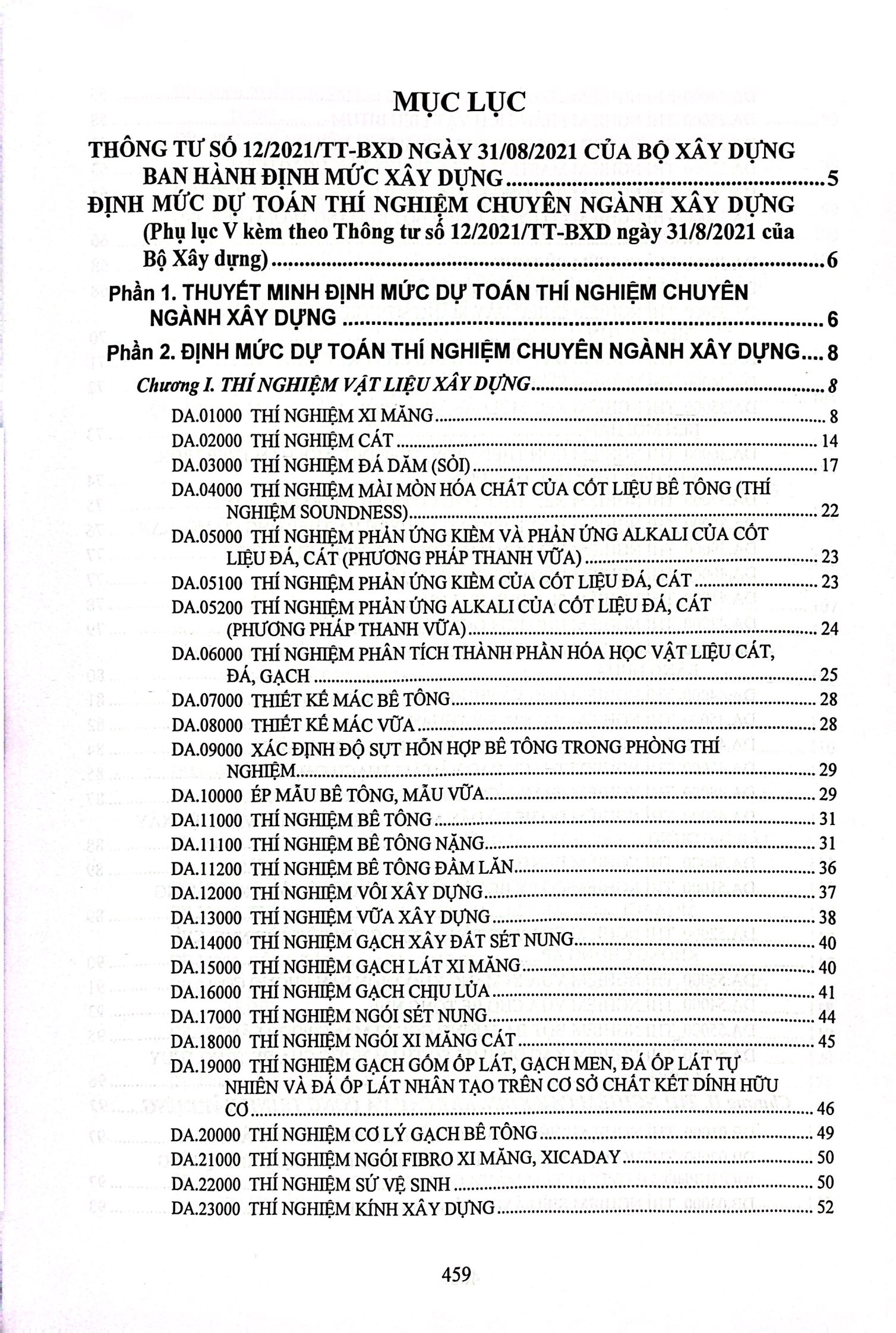 định mức dự toán công trình (sửa đổi, bổ sung) - tập 3 - sửa chữa, bảo dưỡng, thí nghiệm, sử dụng vật liệu, định mức chi phí quản lý dự án - Ảnh 3