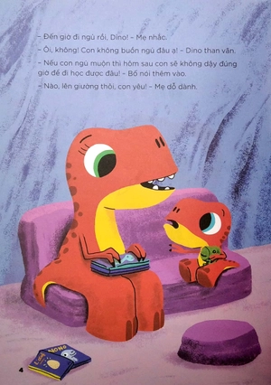 dino bướng bỉnh - không chịu đi ngủ (tái bản 2023) - Ảnh 4