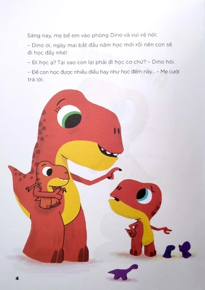 dino bướng bỉnh - không muốn đi học - Ảnh 5