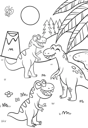 dino colouring - Ảnh 3