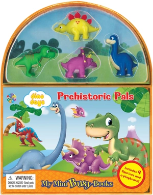 dino days prehistoric pals my mini busy book - Ảnh 2