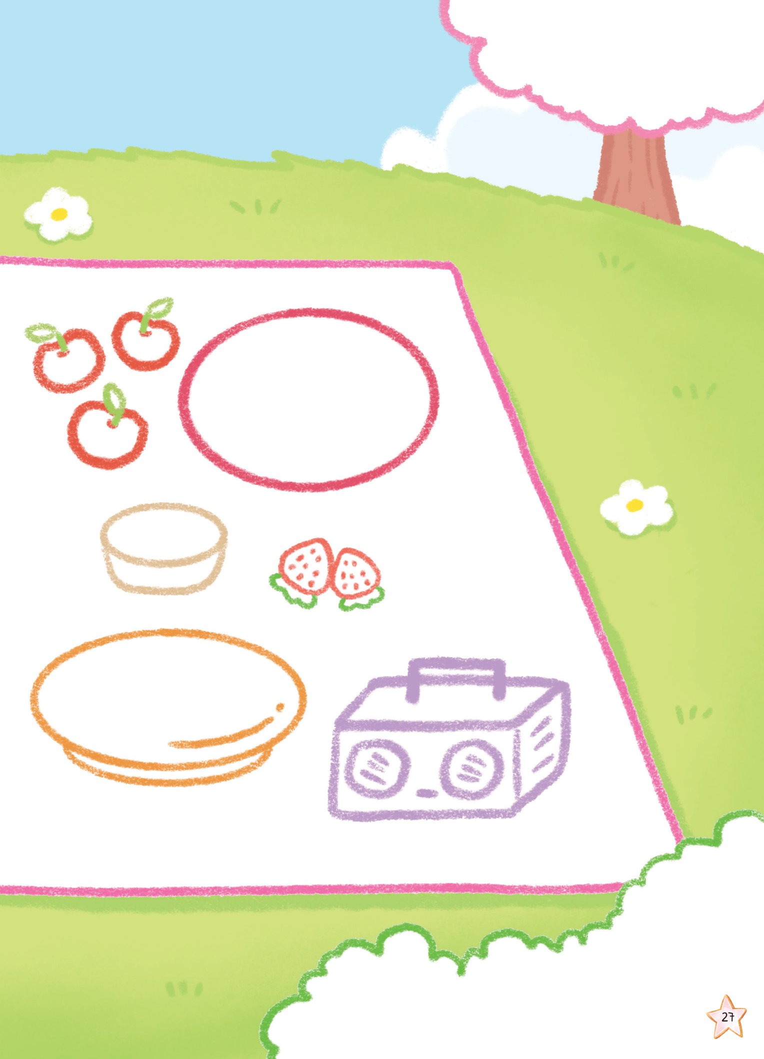 dino tập vẽ - 4 bước vẽ đơn giản - đồ ăn - Ảnh 12