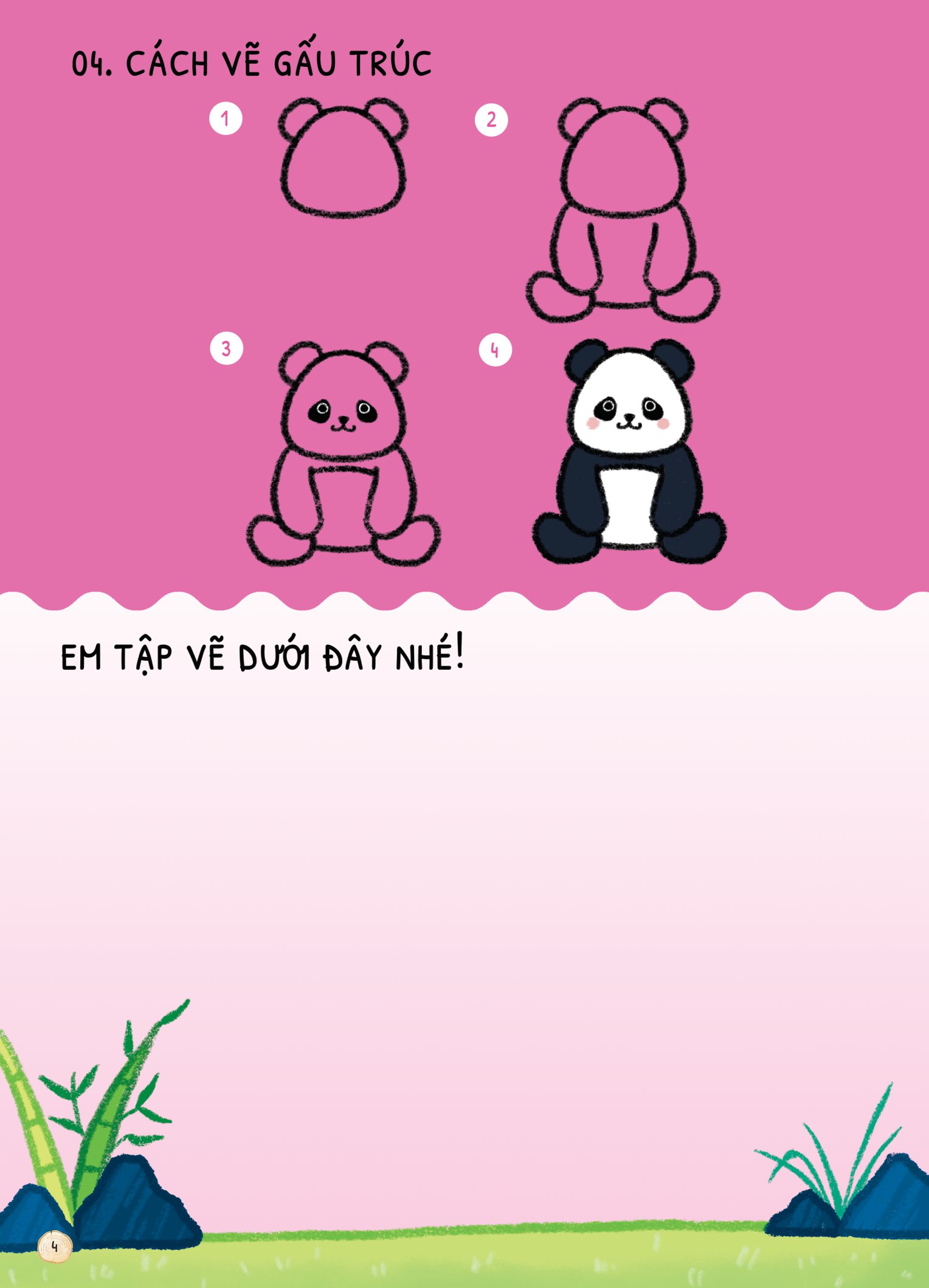 dino tập vẽ - 4 bước vẽ đơn giản - động vật - Ảnh 6