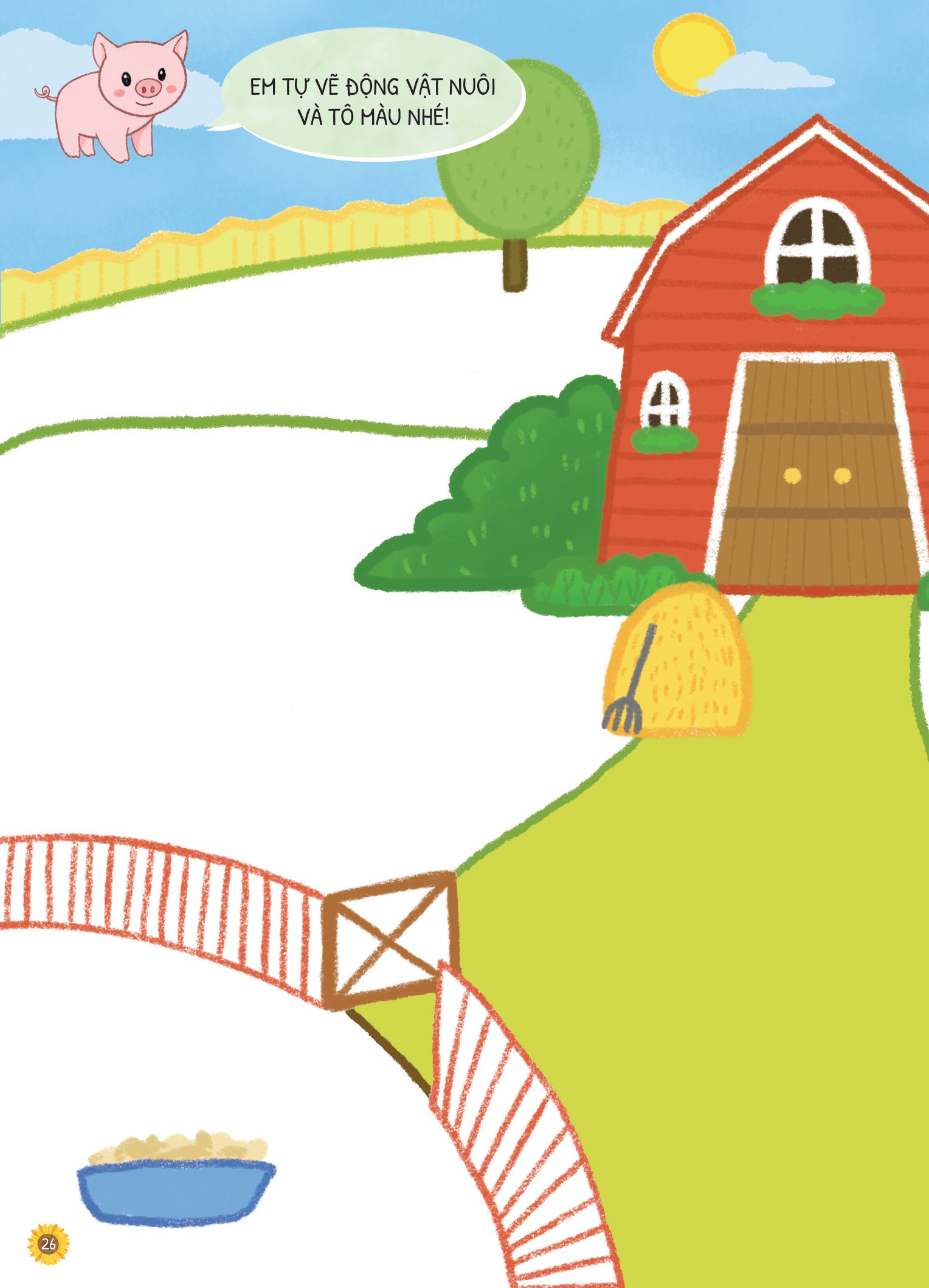 dino tập vẽ - 4 bước vẽ đơn giản - động vật nuôi - Ảnh 12