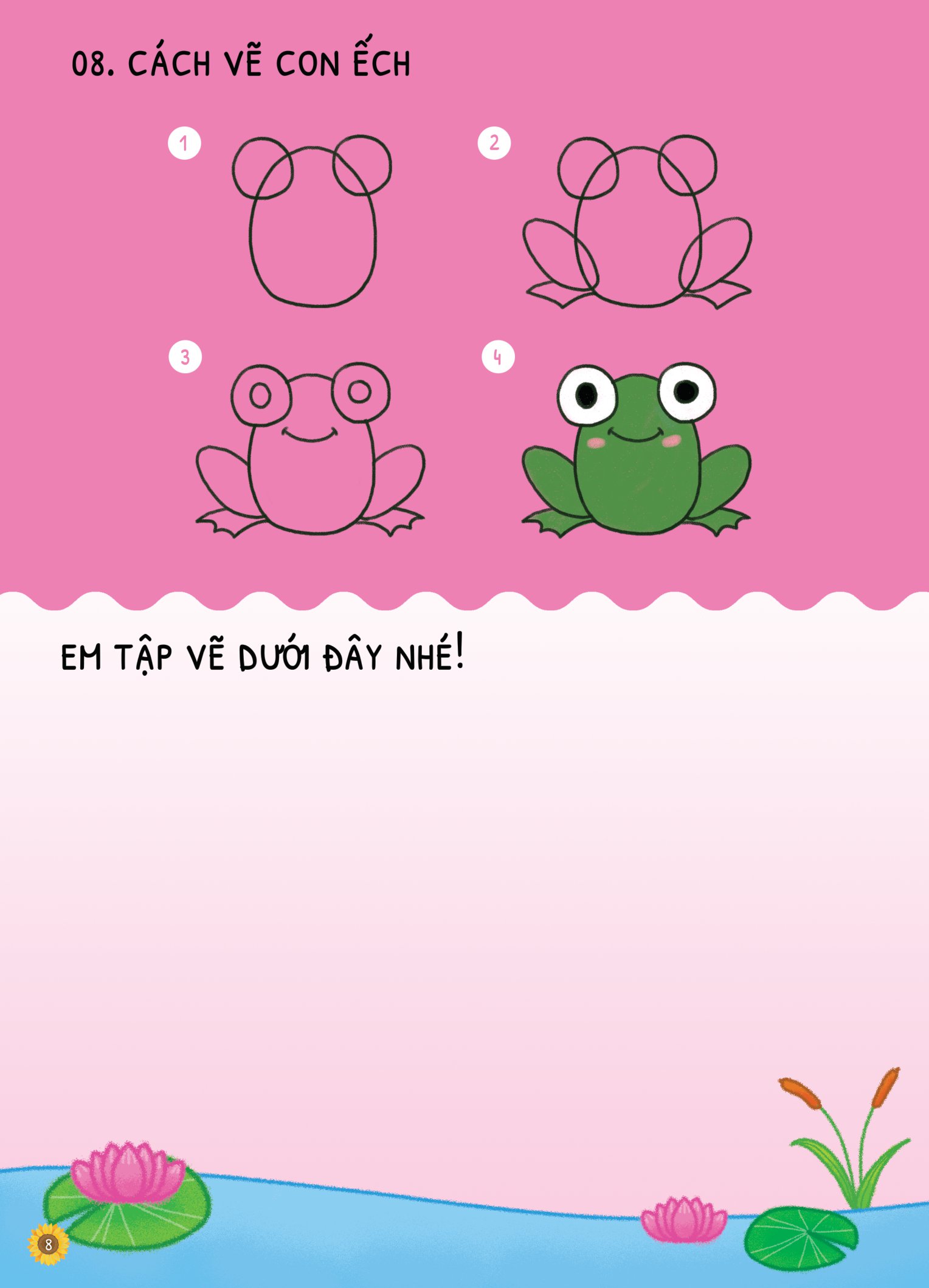 dino tập vẽ - 4 bước vẽ đơn giản - động vật nuôi - Ảnh 5