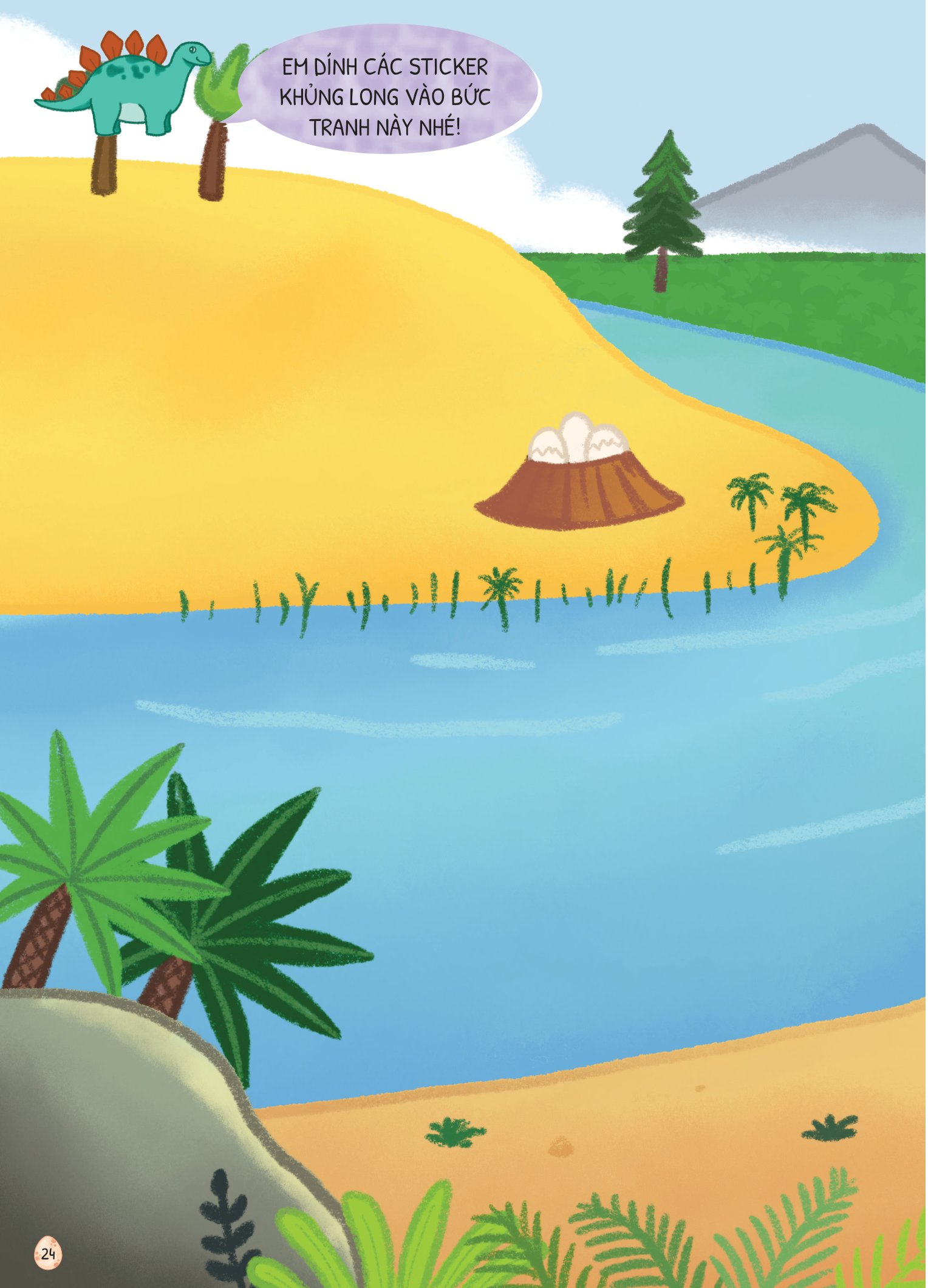 dino tập vẽ - 4 bước vẽ đơn giản - khủng long - Ảnh 9