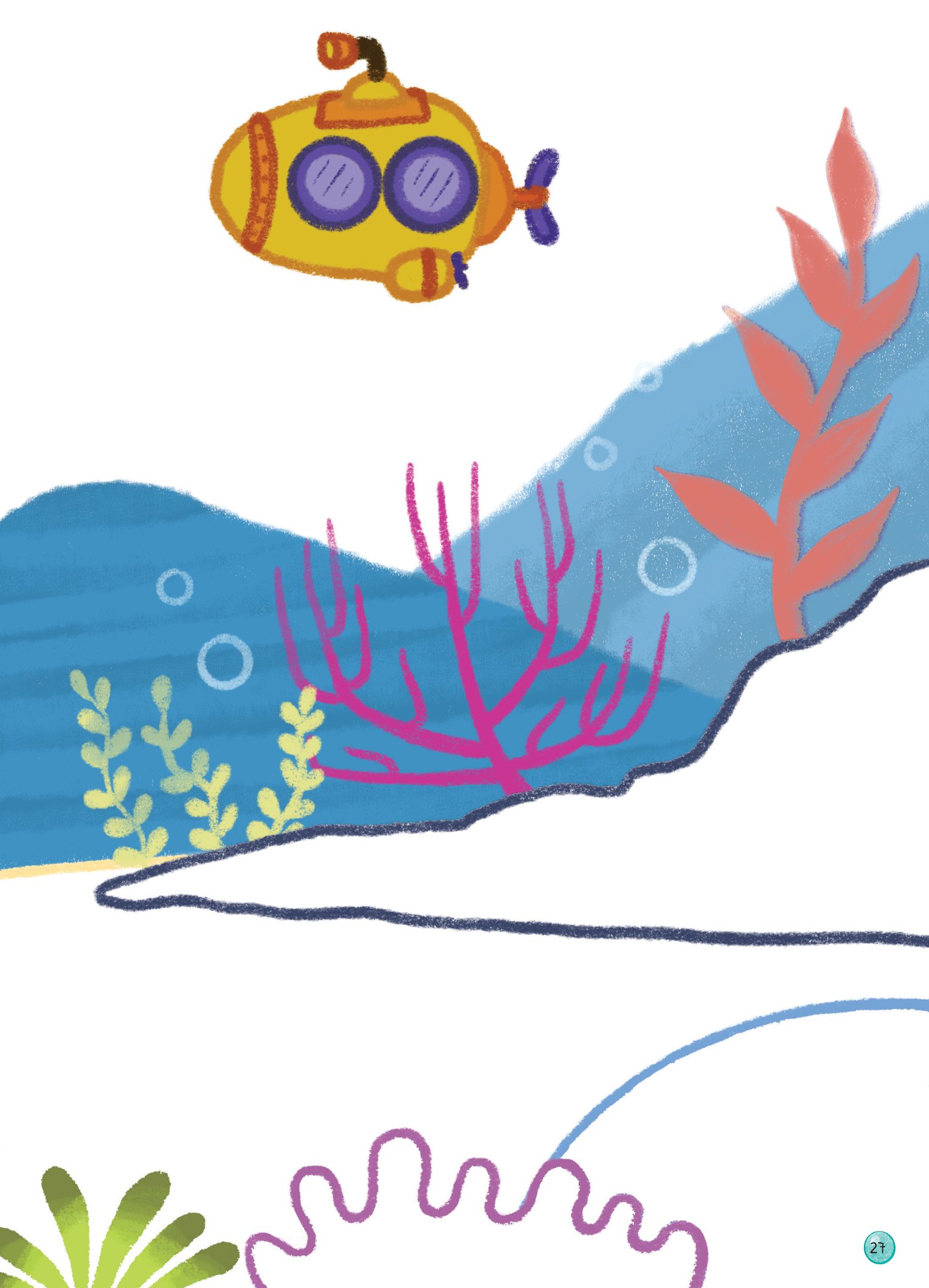 dino tập vẽ - 4 bước vẽ đơn giản - sinh vật biển - Ảnh 12