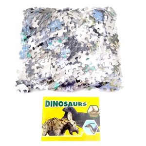 dinosaur attack- jigsaw puzzle and fact book (500 pieces) - Ảnh 7