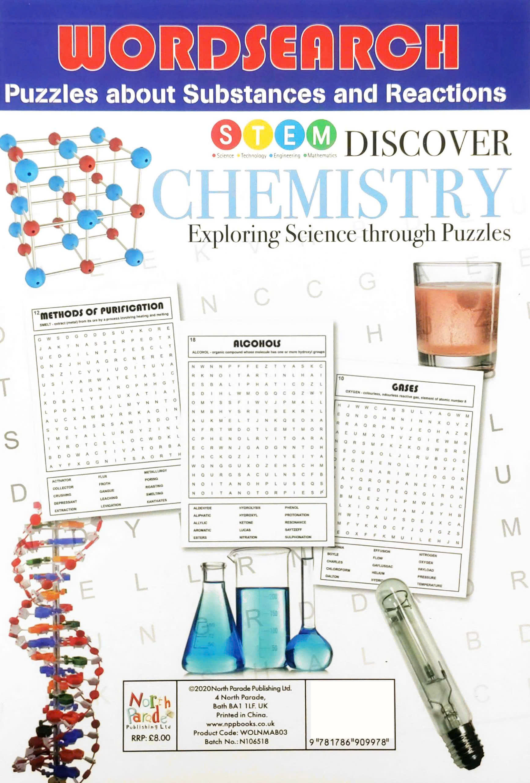 Discover Chemistry – Wordsearch Puzzle Book - Ảnh 6